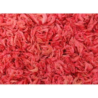 กุ้งแห้งฝอยตัวใหญ่ สีชมพู (บรรจุแพคละ500กรัม)