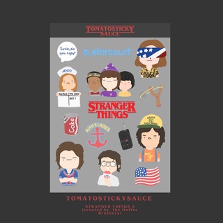 Stranger things sticker ( thetomateclub )