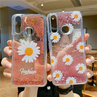 เคสโทรศัพท์สีชมพูลายดอกเดซี่สําหรับ vivo v 19 s 1 y 17 y 11 2019 v 11 i v 9 y 95 y 7 y 55 y 66 y 81