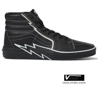 VANS SK8-HI BOLT BLACK BLACK SNEAKERS สินค้ามีประกันแท้