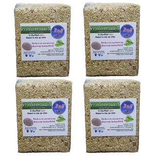 ข้าวกล้องหอมมะลิ เกษตรอินทรีย์ปลอดสารพิษ 100% 4 กก.แพคสูญญากาศ