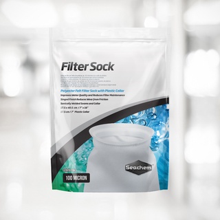 Seachem Filter Socks 100 micron welded 10x30cm.