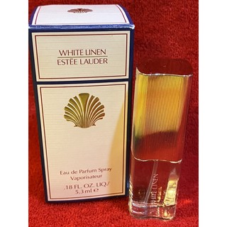 VTG  Estee Lauder White Linen Eau De Parfum Spray 0.18 oz / 5.3 ml Travel Size NIB.