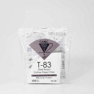 CAFEC Dark Roast Paper Filter T-83 [Cone Shape]