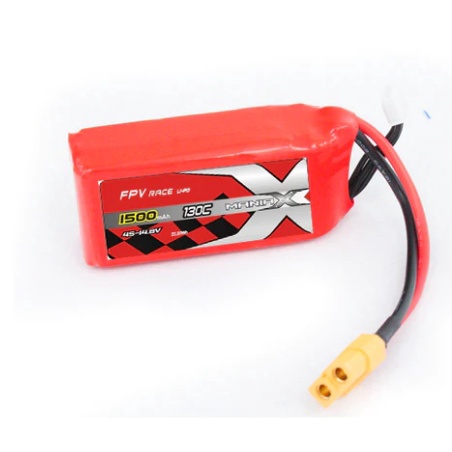[แบตเตอรี่] ManiaX 1500mAh 4S-14.8V / 6S-22.2V 130C XT60 lipo battery