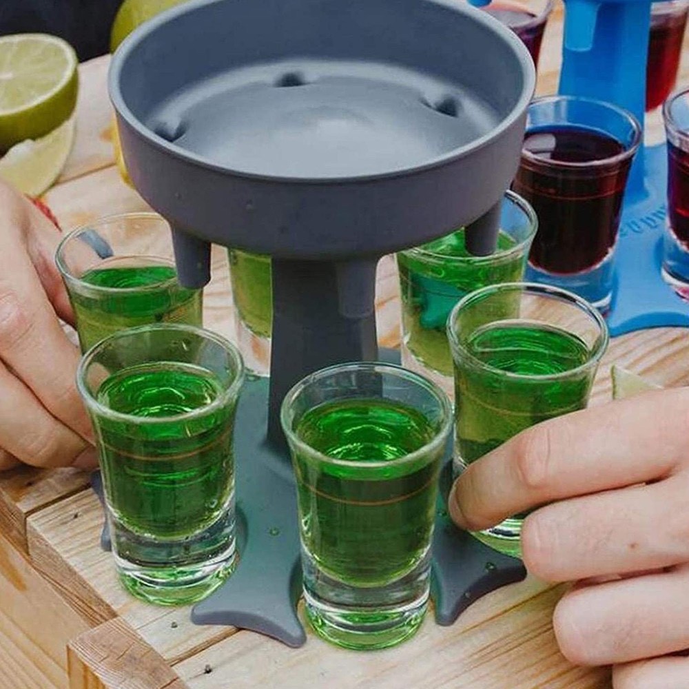 เครื่องจ่ายไวน์ Wine Dispenser 6 Shot (คละสี) รุ่น shot-game-disco-00g-J1