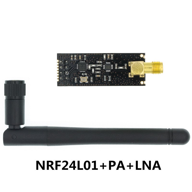 Nrf24l01+ โมดูลส่งสัญญาณข้อมูลไร้สาย 2.4GHz NRF24L01 NRF24L01+PA+LNA 1000 เมตร GT24 สําหรับ Ar
