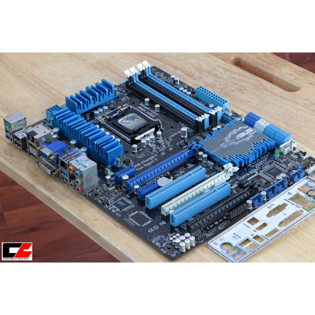 MB ASUS P8Z77-V LGA1155 [ เมนบอร์ดตระกูลท๊อปของ Z77 รองรับ CPU เจน 2 ...