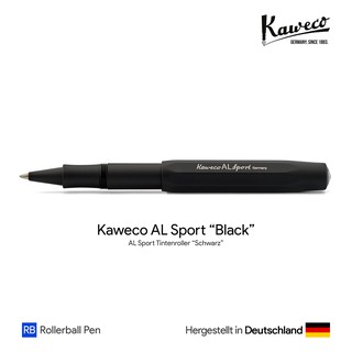 Kaweco AL Sport "Black" Rollerball Pen - ปากกาโรลเลอร์บอลล์คาเวโก้ เอแอลสปอร์ต สีดำ