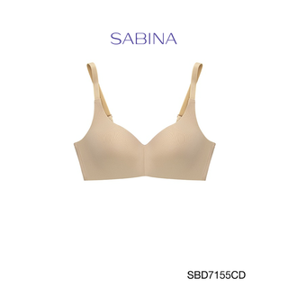 Sabina ซาบีน่า เสื้อชั้นใน (ไม่มีโครง) รุ่น Perfect Bra รหัส SBD7155CD สีเนื้อเข้ม