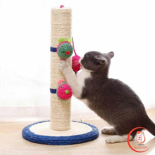 ที่ลับเล็บแมว ที่ฝนเล็บแมว เสาฝนเล็บแมว  แบบเสาเดียว / ที่ข่วนเล็บแมว ของเล่นแมว Cat climbing frame