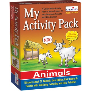 My Activity Pack - Animals ชุดเรียนรู้สัตว์โลก 6 ประเภท