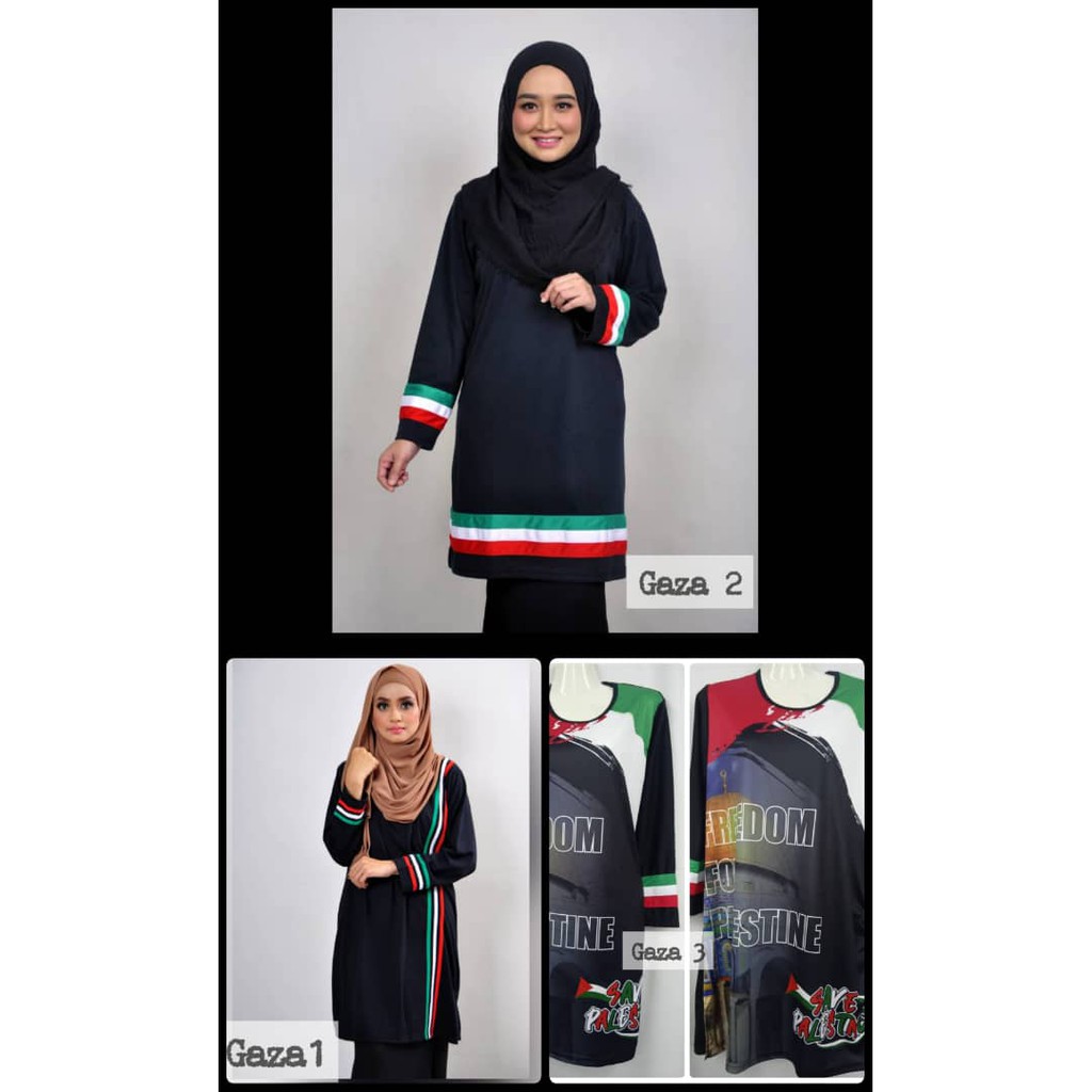 Baju Muslimah GAZA / Palestine Perempuan-