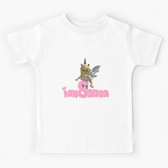 Iamsanna Roblox Youtuber เสื้อยืดเด็ก