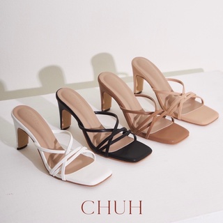 ใส่โค้ด CHUH888 ลด 65 TWINEBYCHUH ส้นสูง2.7นิ้ว ไซส์ 35-42