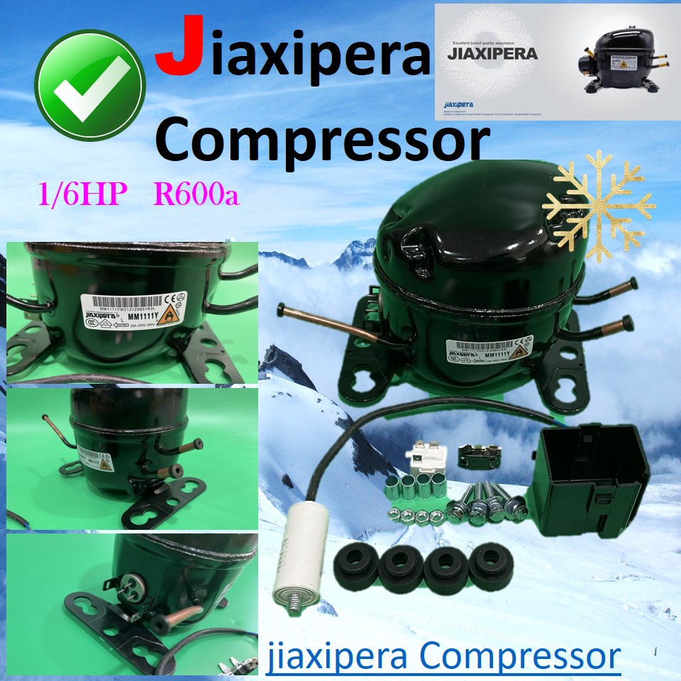 1 ลูก คอมเพรสเซอร์ ตู้เย็น อะไหล่ตู้เย็น น้ำยา R600a หลายรุ่น 14 15 16 ...