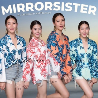 พร้อมส่ง❣️••MiRRoRSiSTER’s La SaVaNNa BLoUSE••