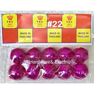 THL ฝาครอบน็อตล้อ เบอร์22#สีทอง สีแดง สีชมพู สีเขียว สีม่วง สีโครเมี่ยม สีน้ำเงิน#ฝาครอบน็อตเพลา