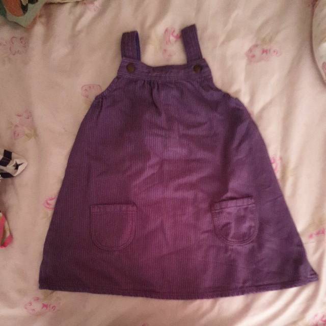 Petit bateau กางเกงยีนส์ preloved เด็ก มือสอง เดรสตัวนอก kids jean 1 2