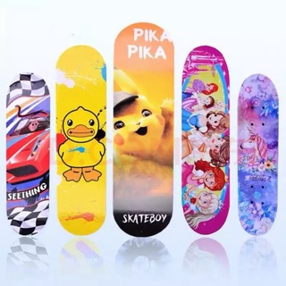 🎈ส่งไนไทยใ🎈สเก็ตบอร์ด Skateboards 60/80cm สเก็ตบอร์ดเด็ สเก็ตบอร์ดผู้ใหญ่ สเก็ตบอร์ดแฟชั่น 4ล้อ