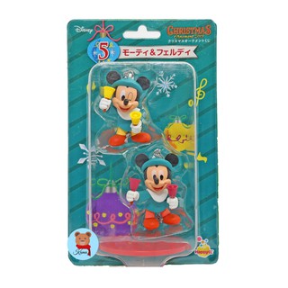 ✅พร้อมส่ง Disney Twin Mickey Mouse 2019 Mickey Mouse &amp; Friends Christmas Ornament🇯🇵ฟิกเกอร์ ห้อยต้นคริสมาสน่ารักๆ