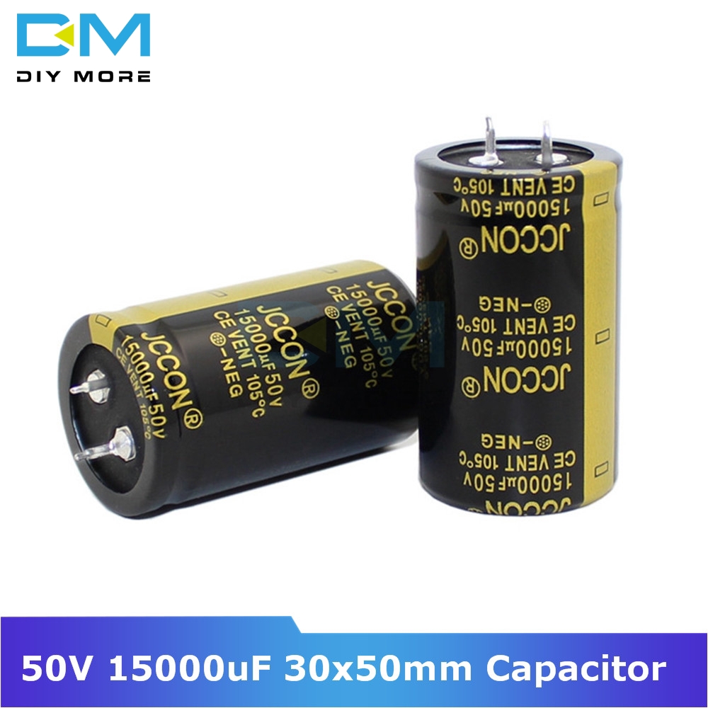 ตัวเก็บประจุอลูมิเนียมอิเล็กโทรไลต์ 50V 15000uF 30X50 มม. 30X50 ความถี่สูง ความต้านทานต่ํา ขนาด 30*50 มม. ราคา ถูกที่สุด ดีลบีเคเค