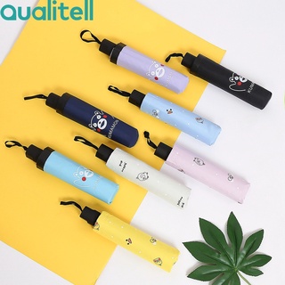 ¤Qualitell ร่มกันฝน ร่มกันแดด ร่มกันยูวี ร่มกันUV ร่มพับได้ ร่ม uv Umbrella คุณภาพดีราคาถูก