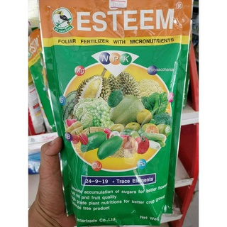 ปุ๋ยเกล็ด ESTEEM สูตร 24-9-19 +TE  (ขนาด 1 กิโลกรัม) เร่งต้น เร่งใบ ขยายใบ ขยายผล เกรดพรีเมี่ยม