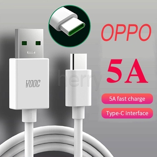 5A  Type-C Cable 1M For Oppo Type-C Fast Quick Charging Cable