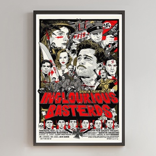 Inglourious Basterds Poster โปสเตอร์ภาพขนาด 33X48 cm