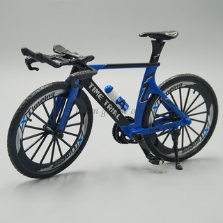 พร้อมส่ง โมเดลรถจักรยาน 1:10 Diecast T.T Time Trial Racing Bike ของเล่นสําหรับเด็ก