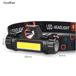 [cxGYMO] ไฟหน้า Led 2500lm Cob กันน้ํา ชาร์จ Usb HDY