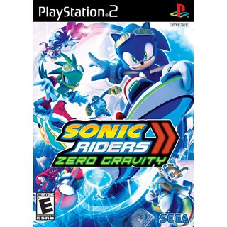 Sonic Riders Zero Gravity PS2 แผ่นไรท์ เกมPS2 เกมเพล2 แผ่นplay2 เล่นได้2คน