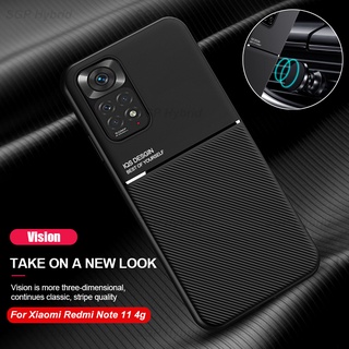 For Xiaomi Redmi Note11 4G Car Magnetic Protect Case Redme Note11 S T Redmy Note11s 11t Silicone Anti-Knock Bumper Cover