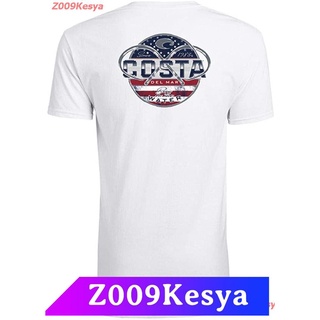 Z009Kesya เสื้อยืดผู้ชาย Costa Del Mar discount Costa Del Mar คอสต้า เดล มาร์