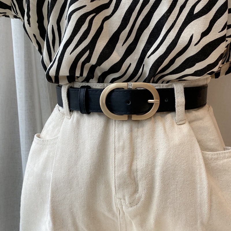 เข็มขัดหนังแฟชั่นสไตล์เรียบง่ายสําหรับผู้หญิง - รูปที่ 7