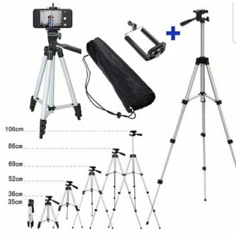 G602 TRIPOD 3110 1 เมตร + U HOLDER - TRIPOD 3110 HEIGHT 1 เมตร + U HOLDER
