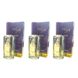 BONSOIR Passy PURE Perfume Spary แพ็ซซี่ เพียว เพอร์ฟูม สเปรย์ 22 ml. 3 ชิ้น