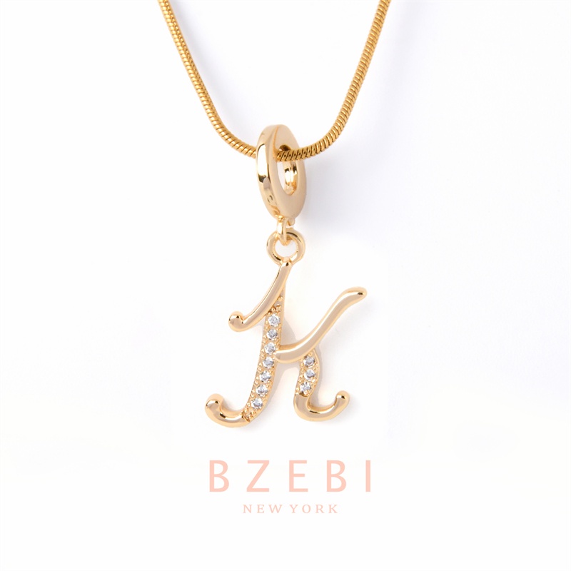BZEBI สร้อยตัวอักษร จี้ ผู้หญิง สแตนเลส  a z แฟชั่น คอทอง แฟชั่นผู้หญิง แฟชั่นสไตล์เกาหลี เครื่องประดับ สําหรับผู้หญิง 787n ราคา ถูกที่สุด ดีลบีเคเค แกลเลอรีภาพที่ 8