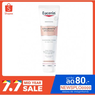 Eucerin Ultrawhite Plus Spotless Cleansing Foam 150g.