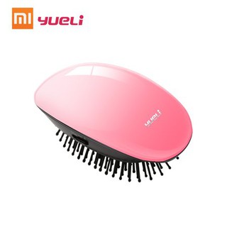 Mi Home yueLi Portable Anion Hair Brush - หวีแปรงหวีผมป้องกันไฟฟ้าสถิตย์ สีชมพู