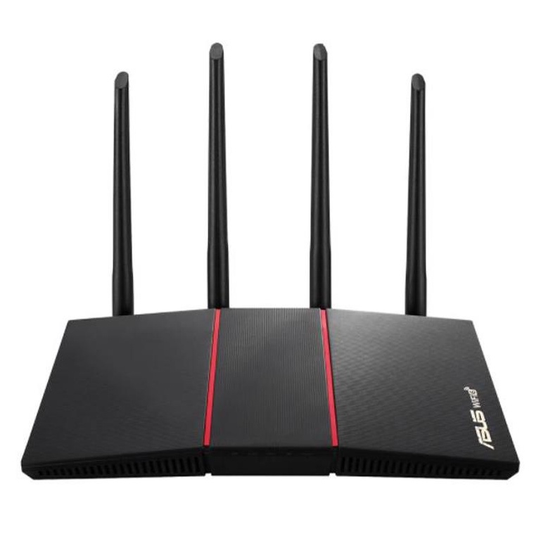 ASUS, RT-AX55 AX1800 DUAL BAND  AX1800 DUAL BAND WiFi 6 (802.11ax) ROUTER, MU-MIMO AND OFDMA, ASUS A