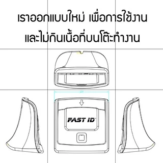 เครื่องอ่านบัตรประชาชน FAST ID รุ่น IT930PU มาตรฐานICT✅ อ่านบัตร Smart Card Reader ความเร็ว 5MHz