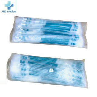 สายดูดเสมหะ SS บรรจุ 100 เส้น suction Catheter **แพ็คเกจใหม่**