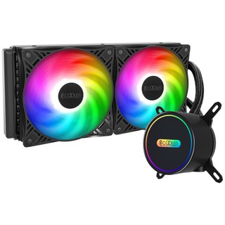 ชุดน้ำ PC COOLER GI-CL240VC 240mm FRGB Liquid CPU Cooler TDP 250W #PCCOOLER