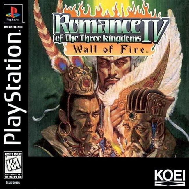 ROMANCE OF THE THREE KINGDOMS 4 [PS1 US : 1 Disc]