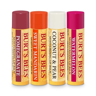 Burts Bees Beeswax Bounty Fruit ,Moisturizing Lip Balm (No Box) พร้อมส่ง