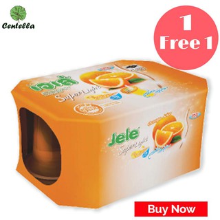 Jele JELE SUPER LIGHT ORANGE 125 ml x6 pc พิเศษ ซื้อ 1 เเถม 1 Special Buy 1 free 1