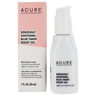 acure Seriously Soothing Blue Tansy Facial Night Oil - 1 fl. oz.