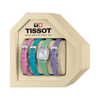 Tissot Lovely Summer Set ทิสโซต์ เลิฟลี่ ซัมเมอร์ เซต T0581091603101 สีเงิน แถมสาย 3 เส้น นาฬิกาผู้หญิง